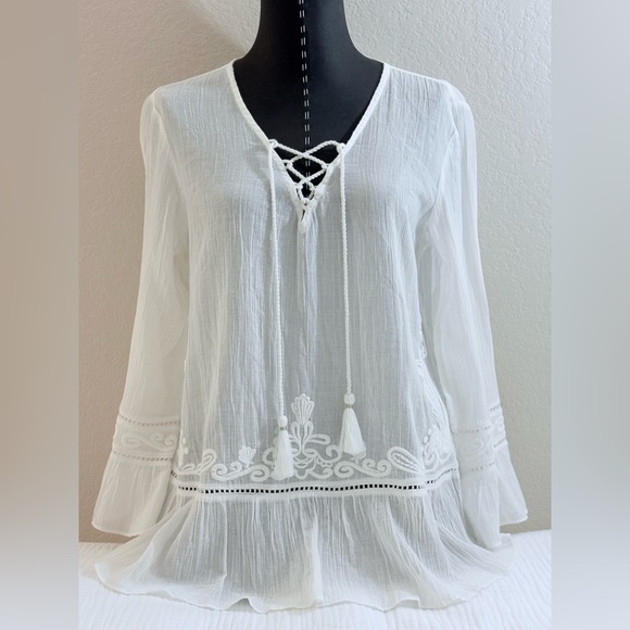 LILLY PULITZER TOP SHIRT BLOUSE WHITE SIZE SMALL NEW WITH TAGS SEE PICS - Picture 11 of 14